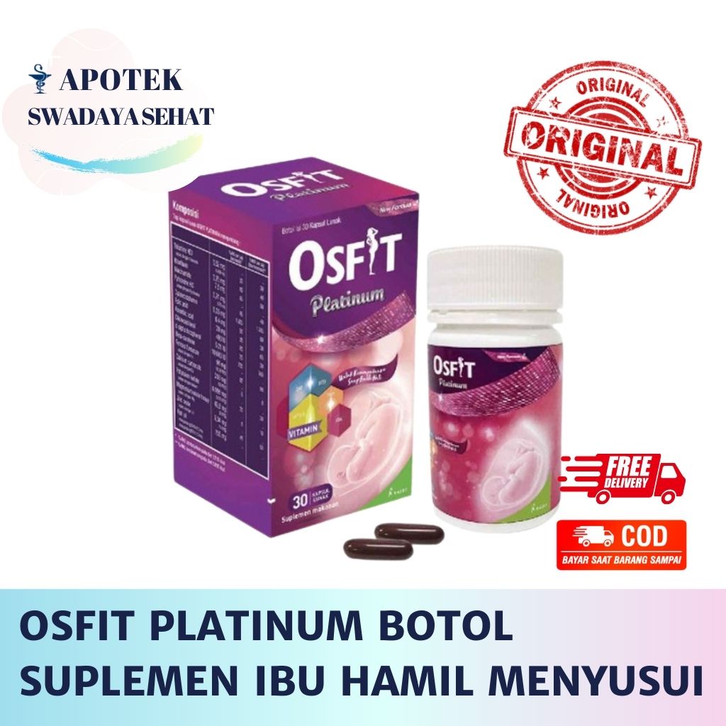 OSFIT PLATINUM BOTOL - Multivitamin Ibu Hamil Menyusui Janin Suplemen