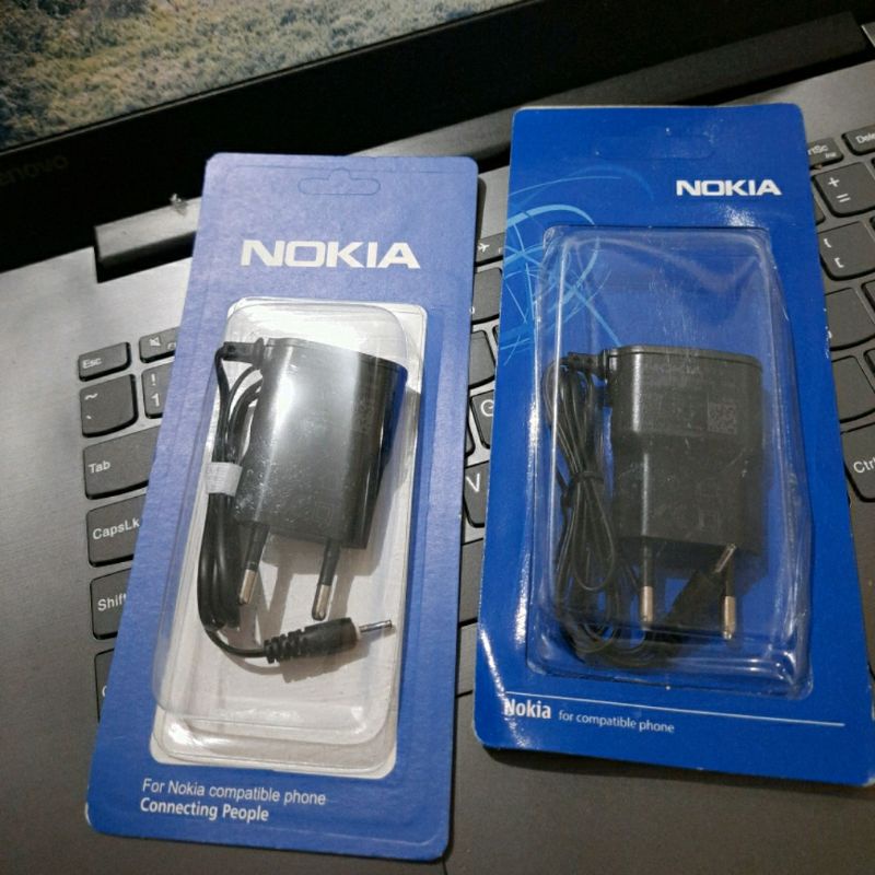 TC TRAVEL CHARGER NOKIA LUBANG KECIL N70 / N95 PACKING PRESS