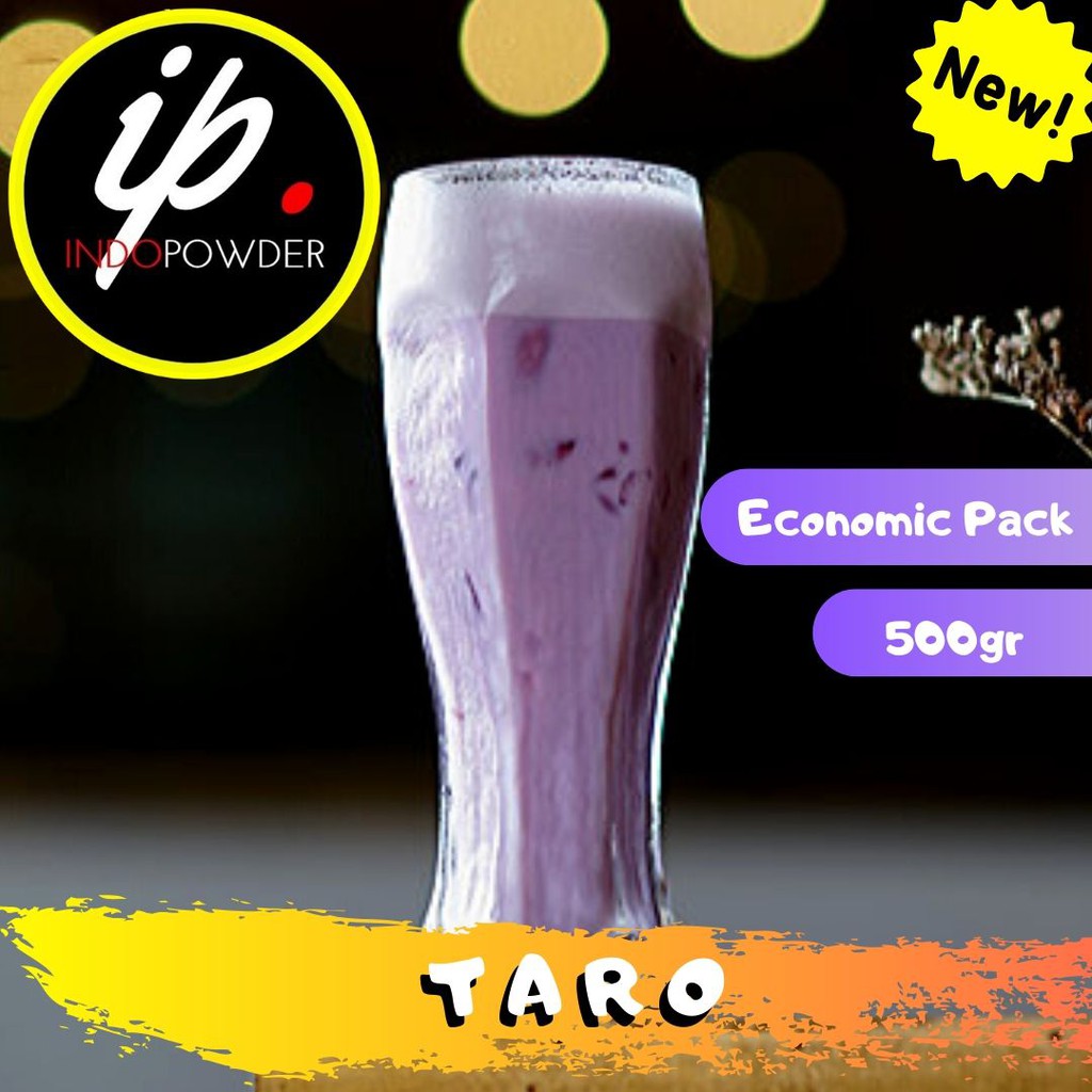 500 GRAM - Bubuk TARO 500gr - Bubuk Minuman rasa TARO 500gr - TARO Powder 500g - TARO Bubuk