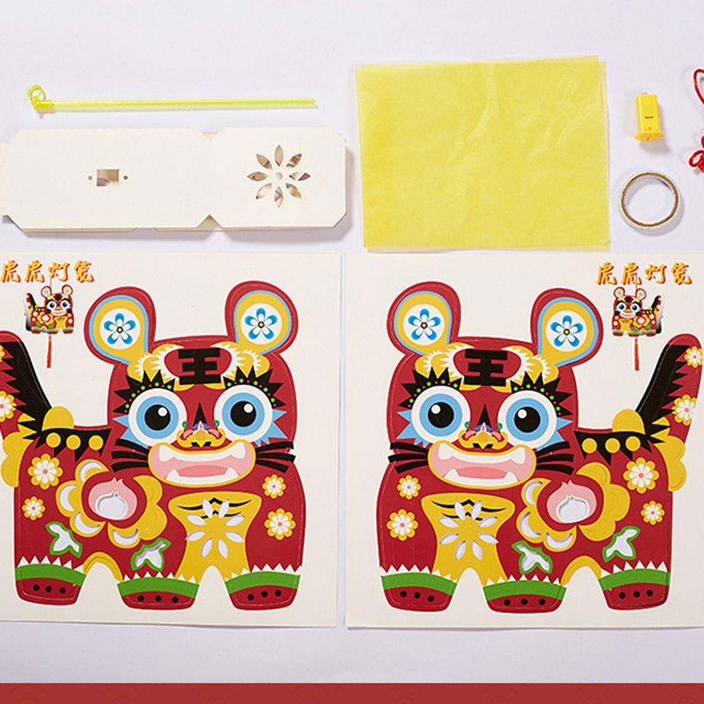 [Elegan] Mid-autumn Festival Kreatif Retro Portable Hanging Lighting Lampu Liburan Kuno