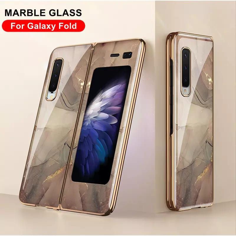 Case GKK Samsung Galaxy Fold 1 Case Marble Pattern Glasses Original