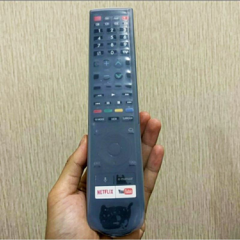 Sarung Cover Pelindung Remote Android Smart TV SHARP sesuai foto