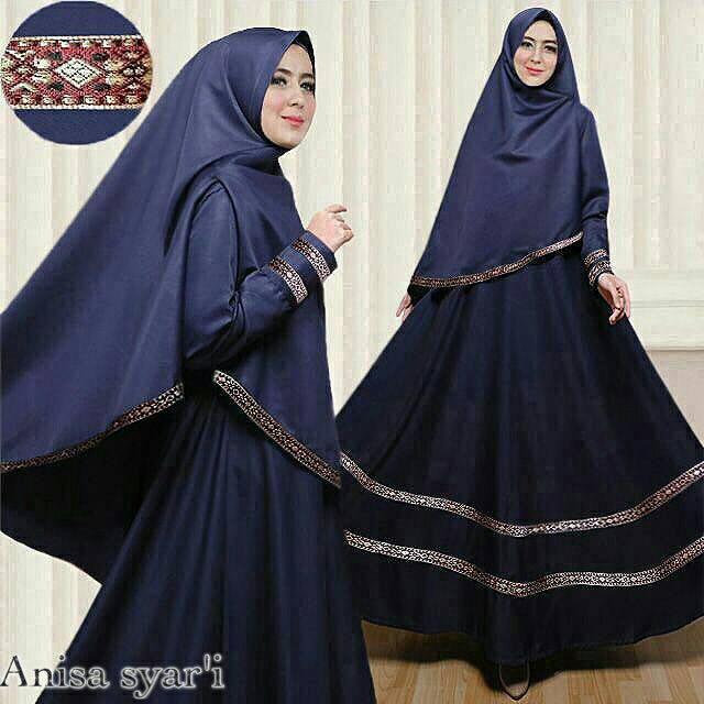GAMIS ANISA WANITA SYAR'I//GAMIS ANISA FASHION//GAMIS MUSLIM