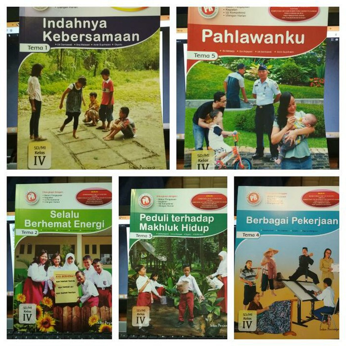 BUKU SD kelas 4 Buku PR Tematik Kelas 4 Tema 1 2 3 4 5