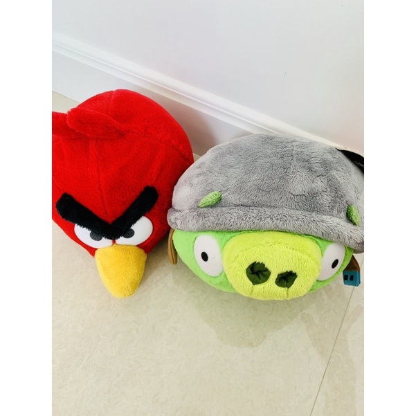 boneka angry bird original import rovio angry red green pig piggy