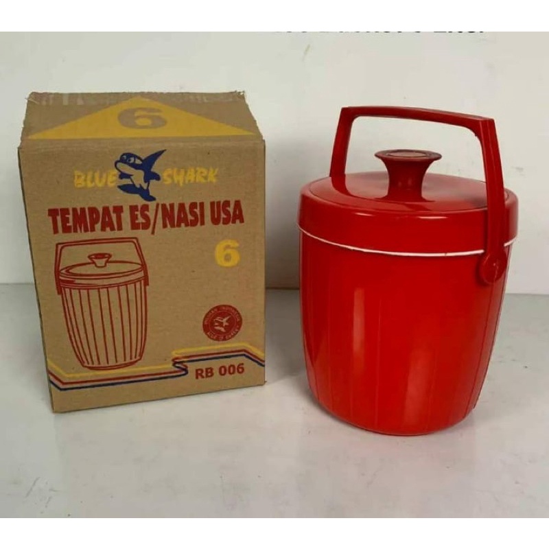 [MURAH] TERMOS NASI 6 LITER / 8 LITER + Centong - Termos Es / Rice Bucket / Ice Bucket 6L/8L Merk Bl