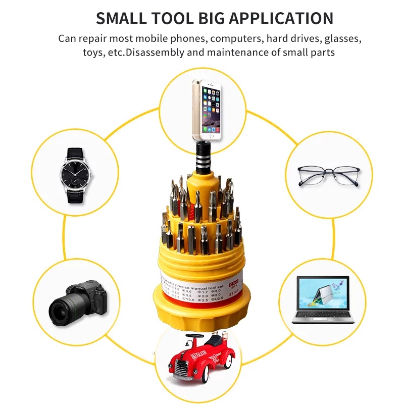 Obeng Set Toolkit 30 in 1 / Obeng Service Mini 30 in 1 Screw DriverSet