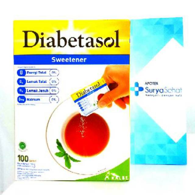 Diabetasol Sweetener isi 25/ 50/ 100/ 200 sachet