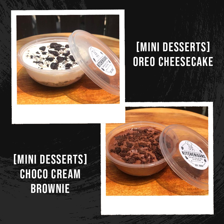 

[Mini Desserts] Oreo Cheesecake & Choco Cream Brownie