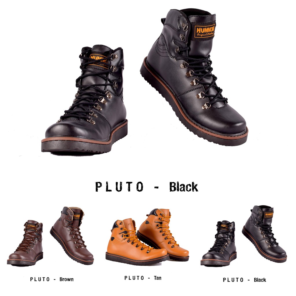 SEPATU KULIT ORIGINAL Sepatu Boots Pria  Pluto