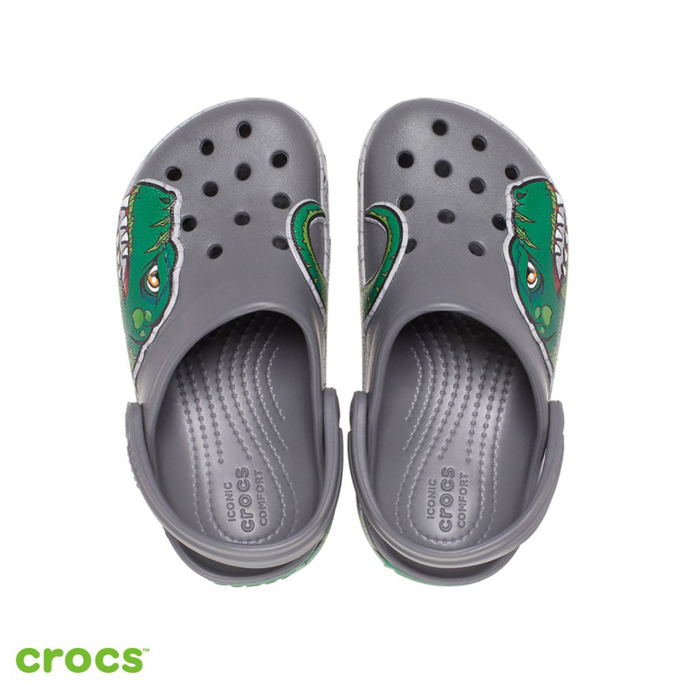 Crocs Fun Lab Dino Band Clog - Slate Grey Color