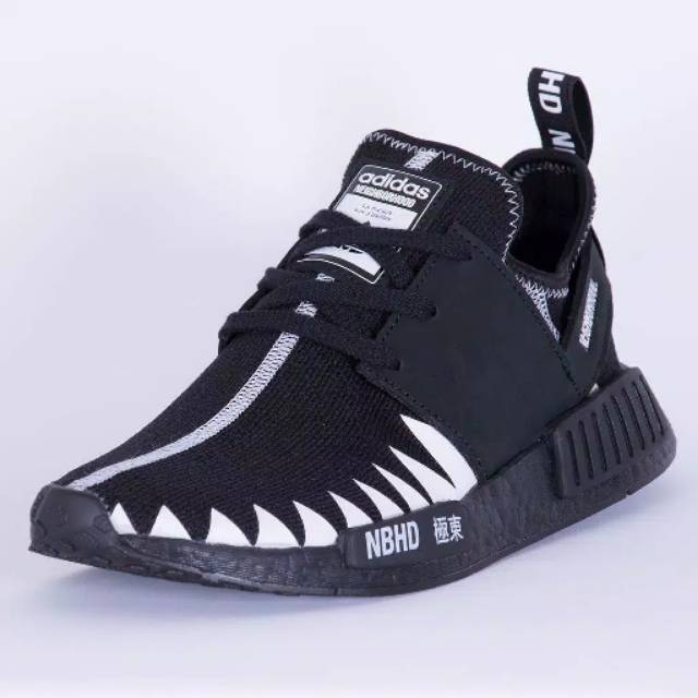 Adidas NMD R1 x NEIGHBORHOOD Black High Premium Original Sepatu Olahraga Sneaker Adidas NMD