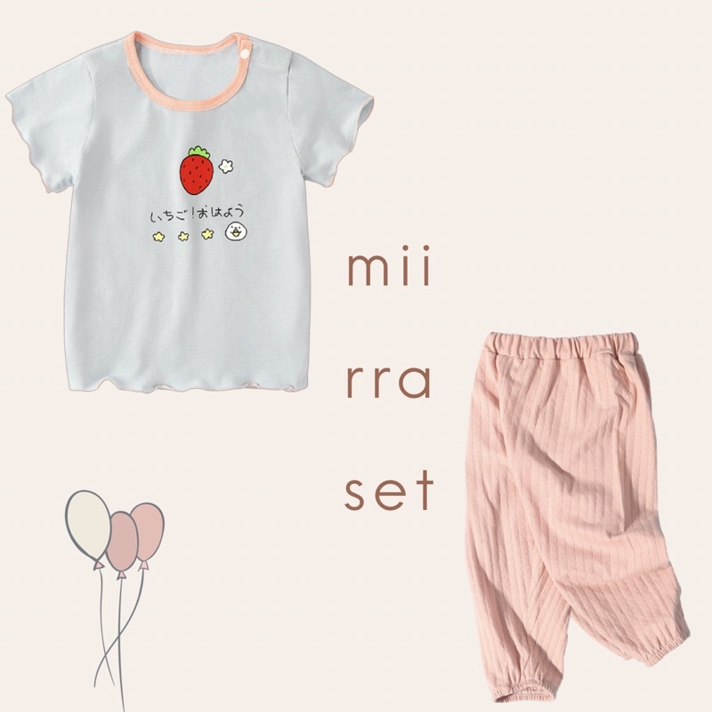 miirra set / pajama set /daily tooddler wear