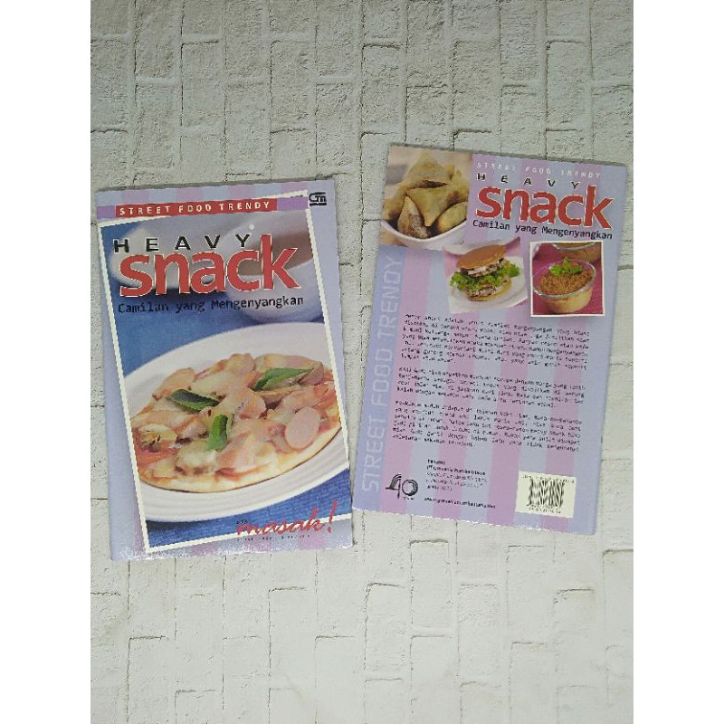 Buku Resep - Heavy Snack - Camilan yang Mengenyangkan