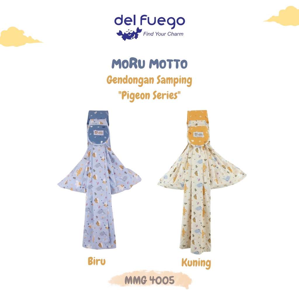 [DF] Gendongan Baby Sling 5in1 Pigeon Series Moru Motto MMG 4005 / Gendongan Samping Bayi