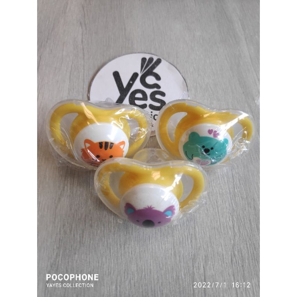 Pigeon Empeng dot 1 Pcs pegangan bayi baby balita ekonomis karakter Sillicone nipple pacifier BPA Free