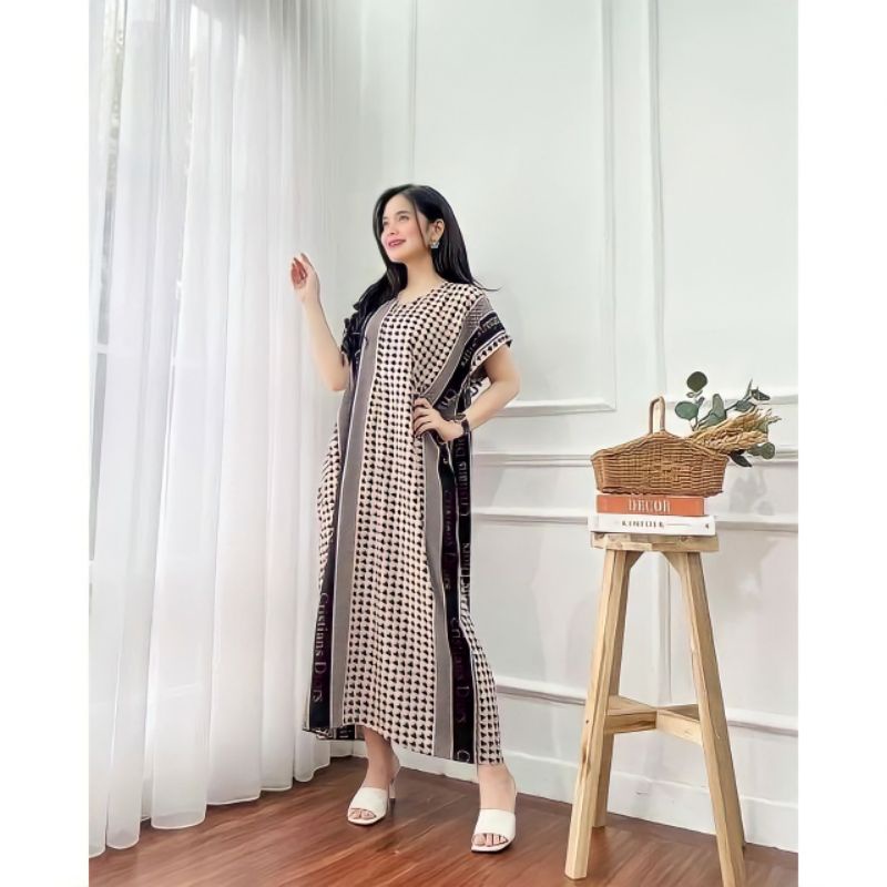 Daster Rayon Long Busui Semata Kaki & Selutut | Daster Hebel Jumbo Premium.