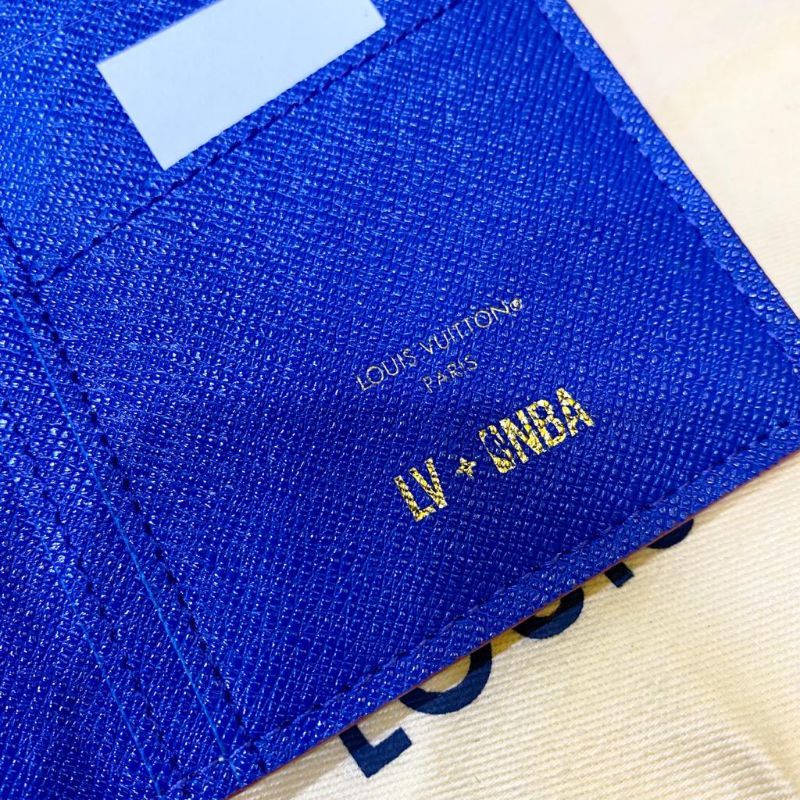 Damper LV x NBA Brazza wallet in Canvas Monogram Damper Panjang Mirror Quality