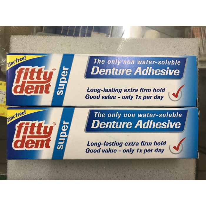 Jual Fifty Dent Denture Adhesive Shopee Indonesia
