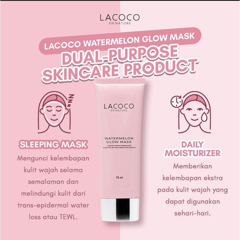 LACOCO - Watermelon Glow Mask Sleeping Mask 75ml