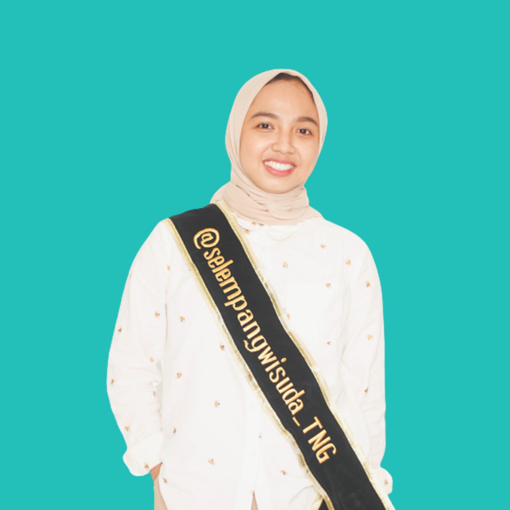 Selempang Wisuda Bludru Pita Murah