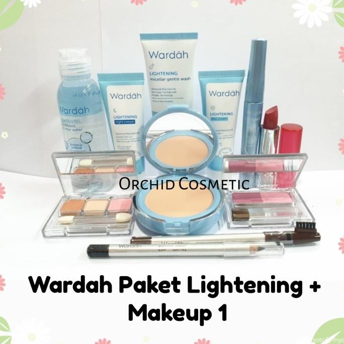 DISKON Wardah Paket Lightening Makeup 1 / Paket Seserahan Wardah