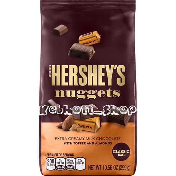 

Hershey's Nuggets Extra Creamy Milk Chocolate with Toffee and Almonds