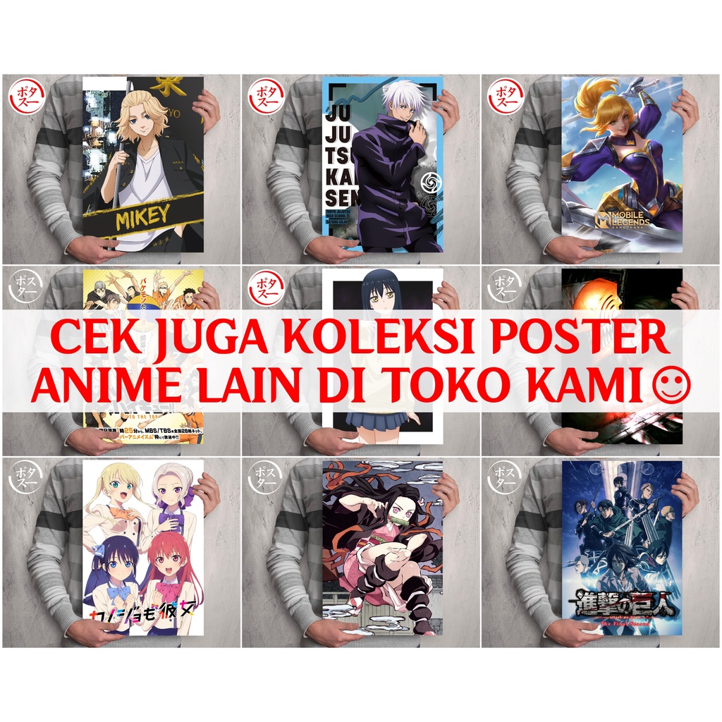 Koleksi Poster Anime Game Genshin Impact A - Ayaka Ganyu HuTao Kazuha Keqing Klee Shogun Xiao A3+-2