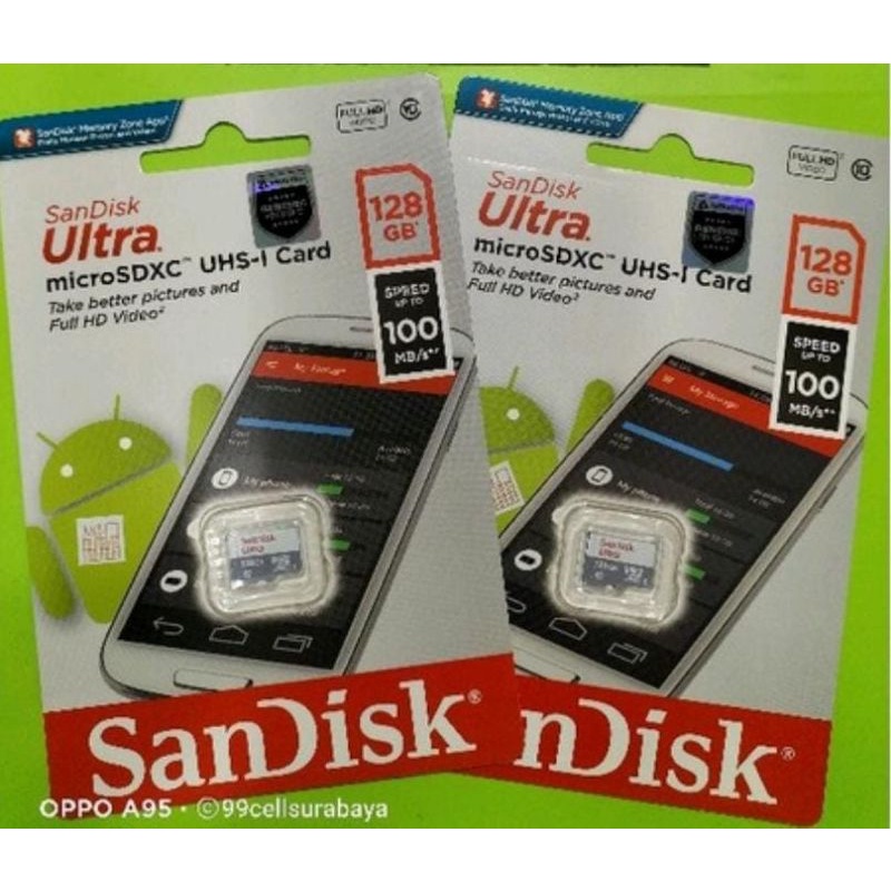 MMC memory Card kartu memori Sandisk 128 Gb original