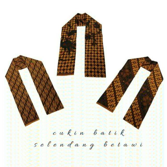 Cukin/ cukin betawi / selendang batik betawi