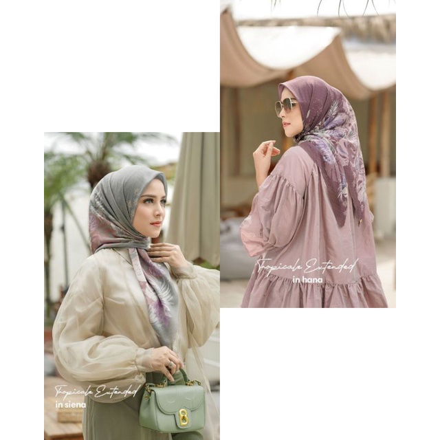 Tropicale Extended Siena dan Hana Buttonscarves