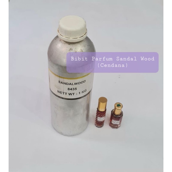 Bibit Parfum (Melati Hongkong, Melati Keraton,Sandal Wood Keva 8435, Cendana 5418) Per Botol