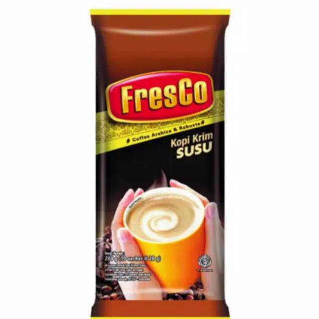 

Fresco Kopi Gula/susu/Cappucino 25grx10 pcs