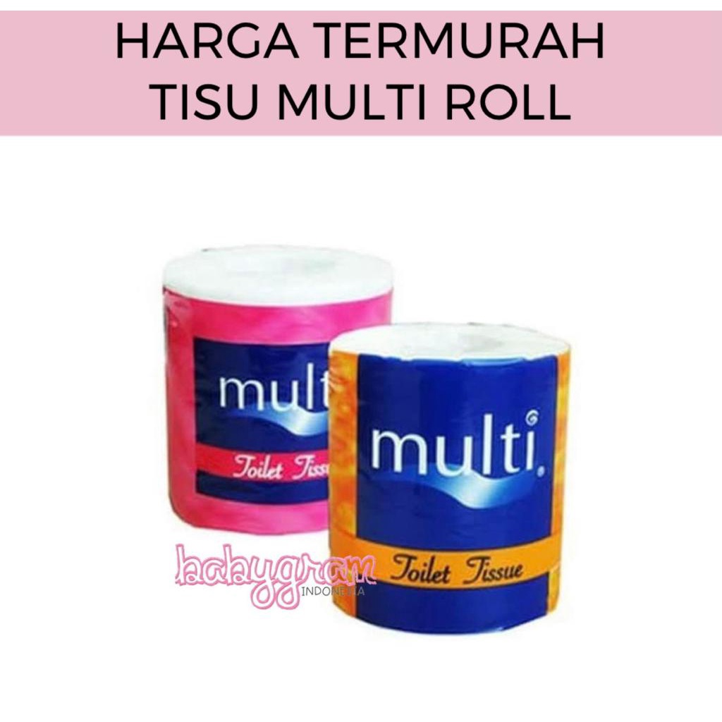 Tissue MULTI ROLL - Tisu Gulung Toilet - Tissue 2 ply 250 sheet