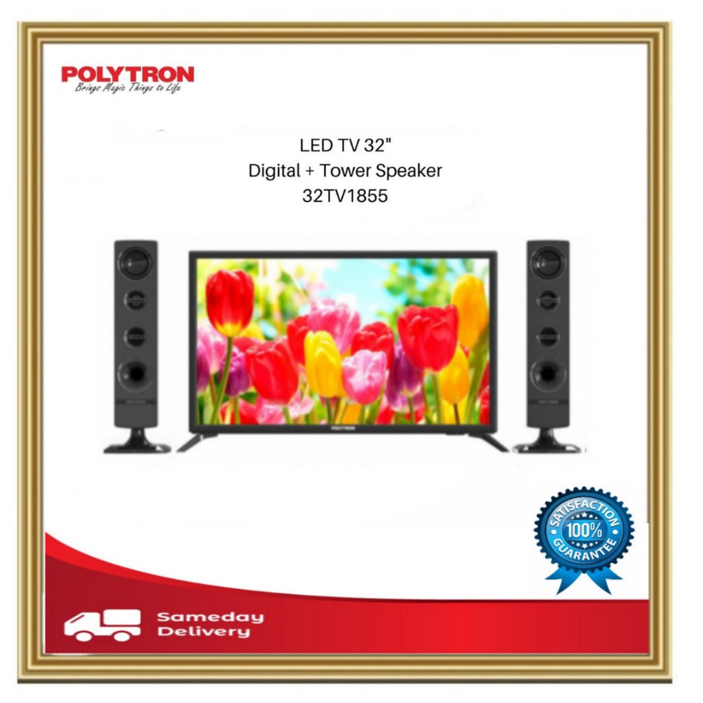 POLYTRON LED TV DIGITAL PLD32TV1855 // PLD-32TV1855 32 INCH