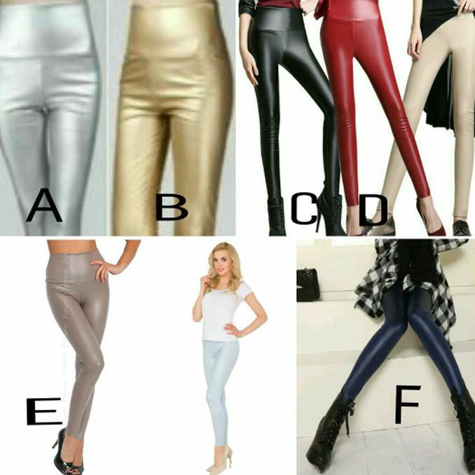 YUK BELI CELANA LEGGING DEWASA WANITA BAHAN KULIT KEKINIAN