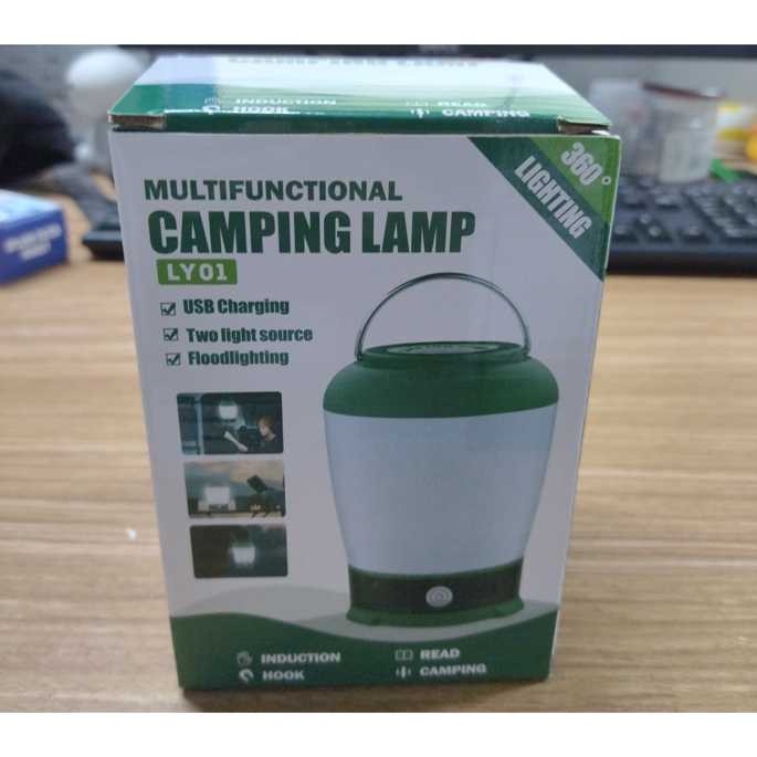 Lampu LED Lentera Darurat Camping Outdoor USB Rechargeable 2000mAh