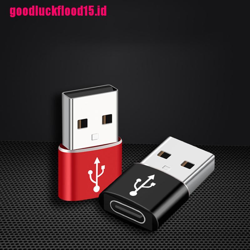 (LUCKID) 1pc Adapter Konverter USB 3.1 Tipe C Female Ke USB 3.0 Tipe A Male