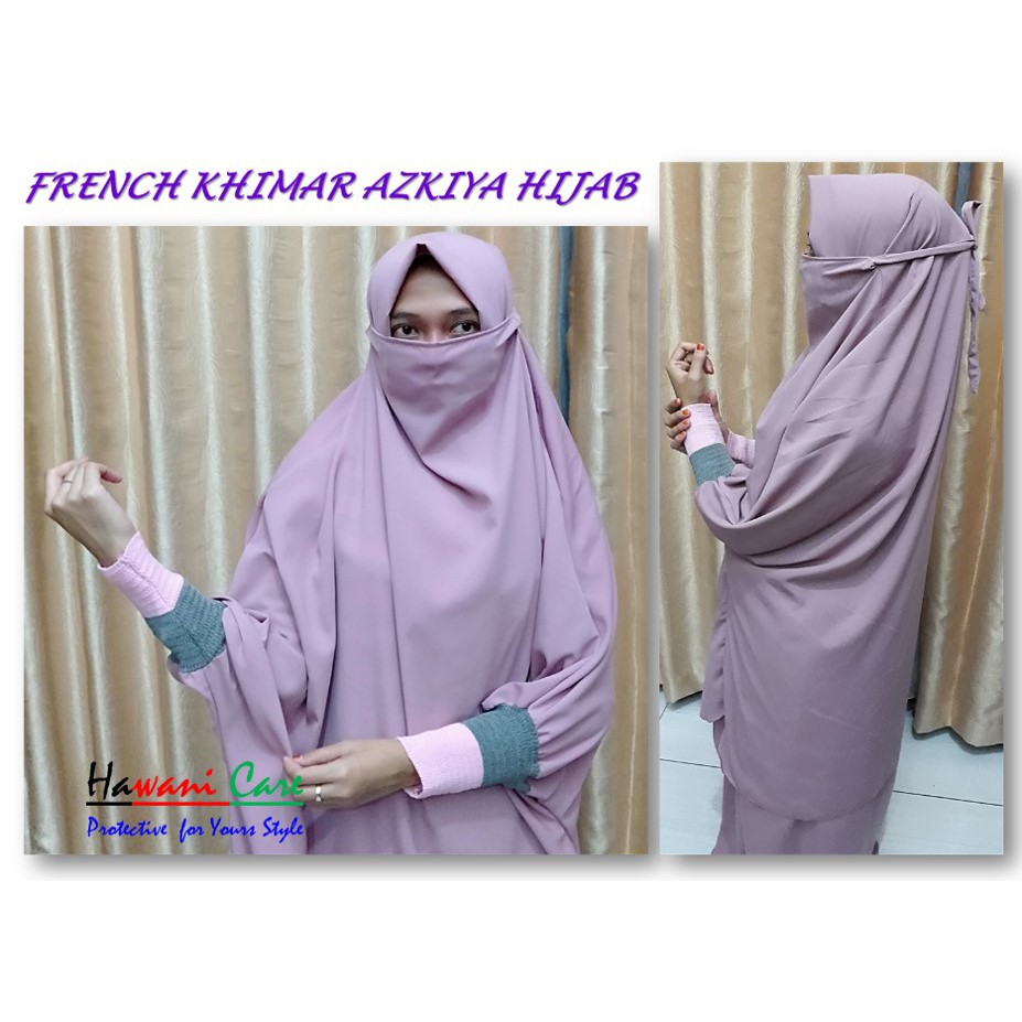 FRENCH KHIMAR " CADAR FULL SET BAWAHAN " ft. AZKIYA HIJAB SYARI