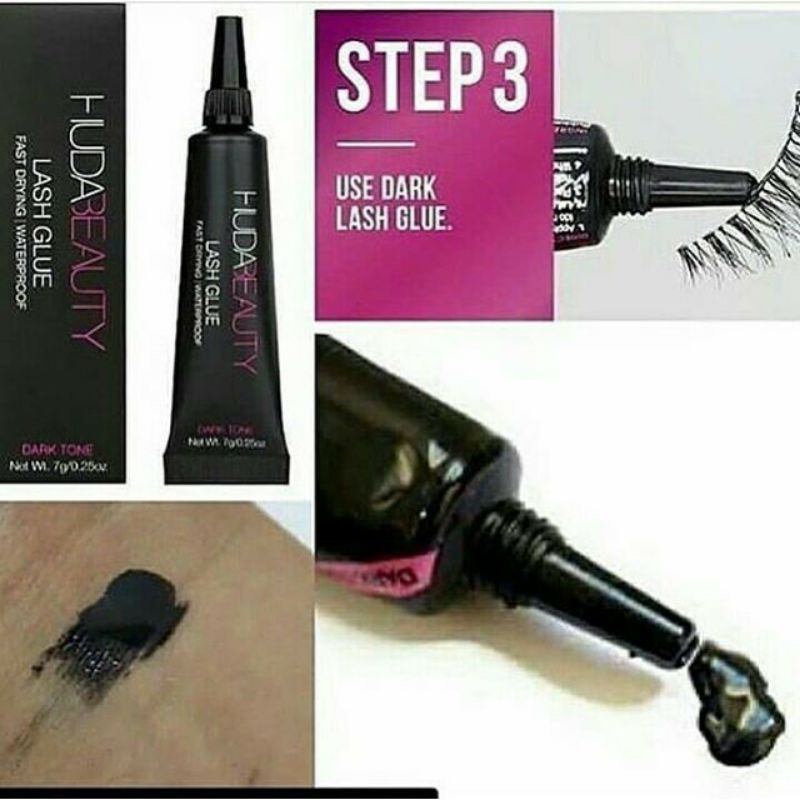 False Eyelash Glue Lem Bulu Mata Huda Hitam 7 gr