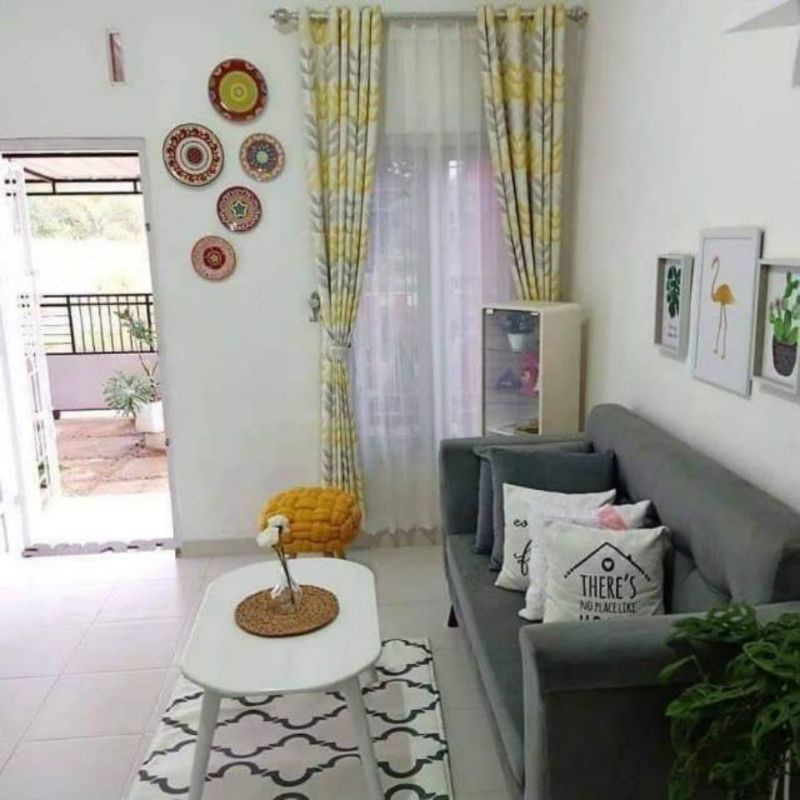 Sofa 3 Seater Scandinavian + 2 Stools