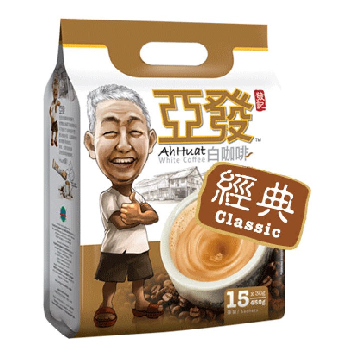 

Ah Huat White Coffee Classic/Low Fat No Sugar/Coffee Kopi Less Sugar 300gr