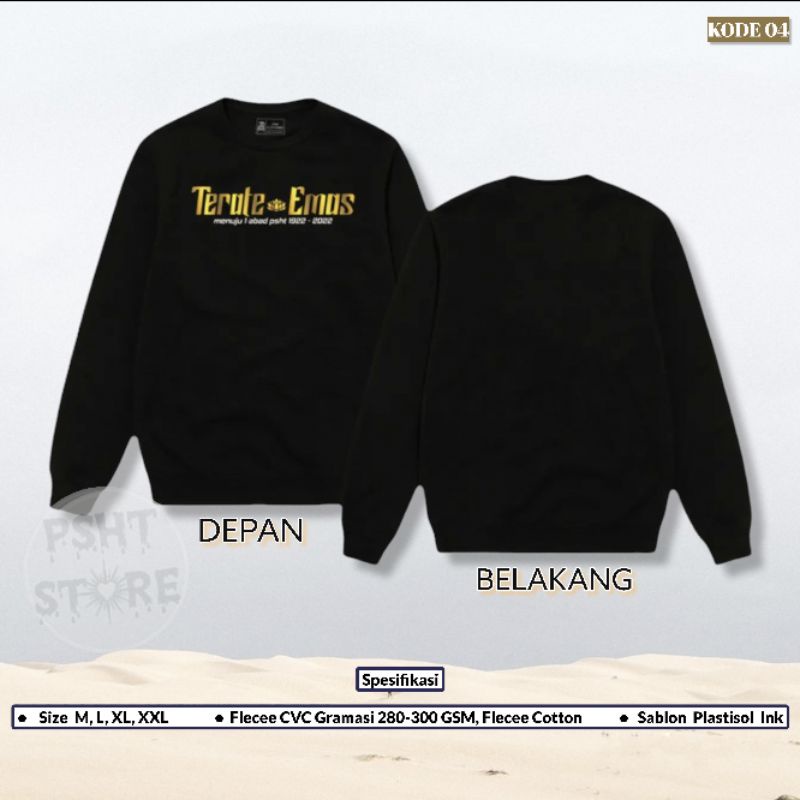 (KODE 04) Sweater Terate Emas