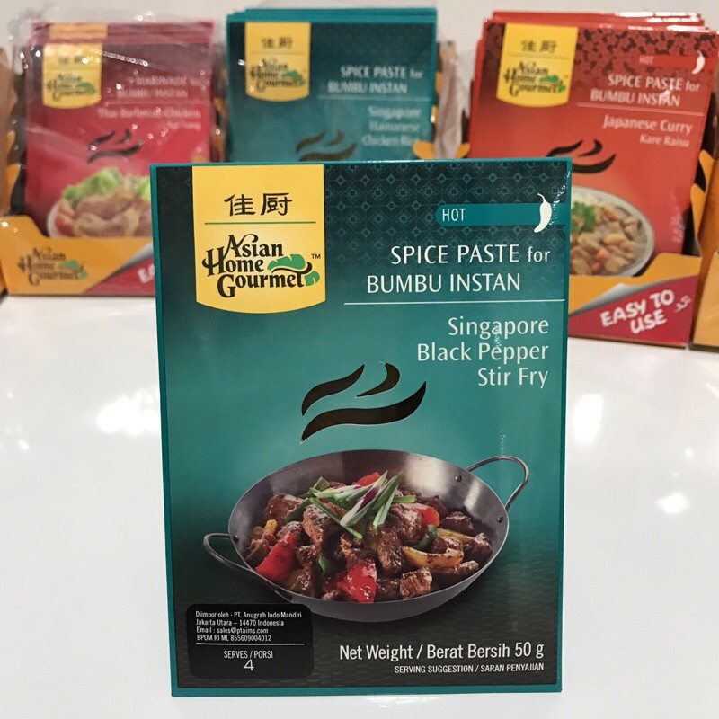 

Bumbu Asian Home Gourmet - Singapore Black Pepper Stir Fry