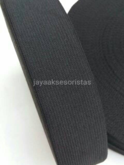 Tali webbing elastis/karet tas 5.0 cm murah