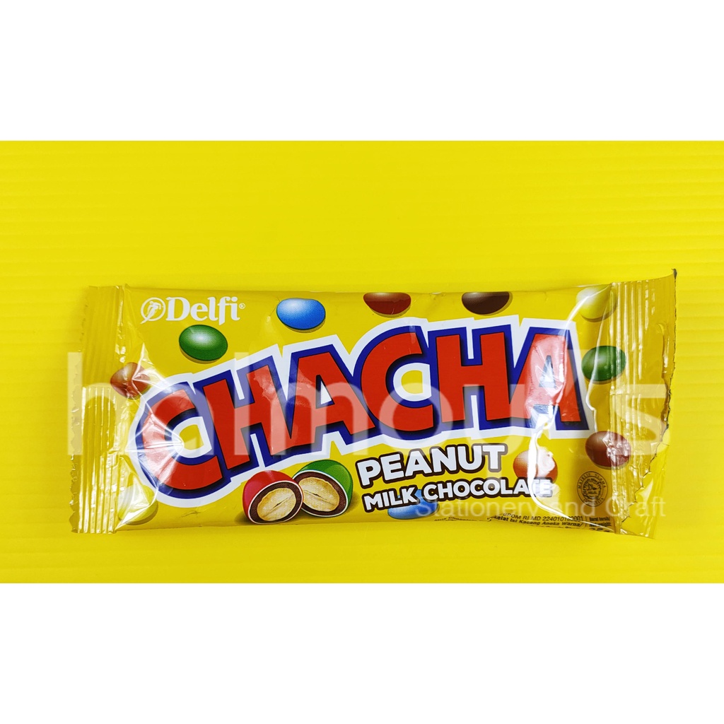 

COKLAT / CHOCOLATE DELFI CHA CHA MILK CHOCOLATE PEANUT 25 GR