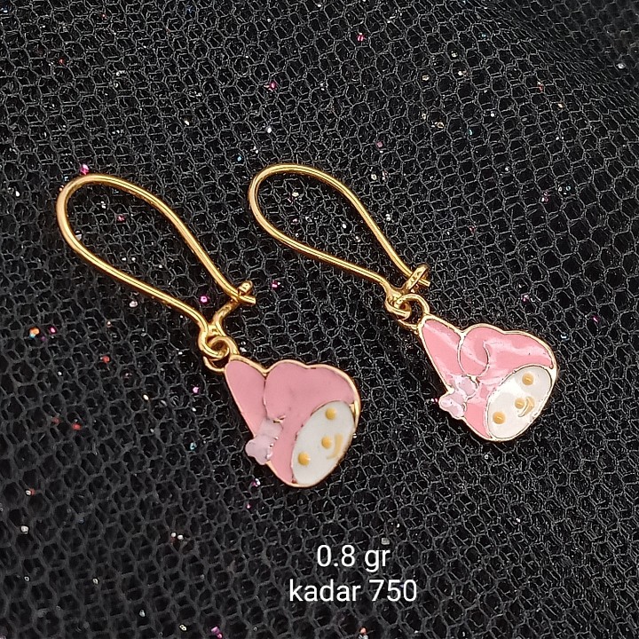 Anting Emas 17 K - 0.8 gr Kadar 750 - 2139