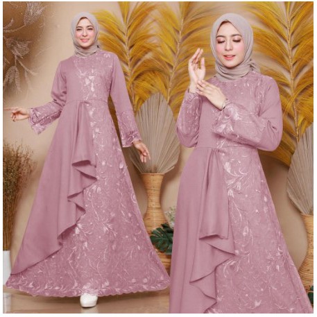 GAMIS ZOLANA/GAMIS BRUKAT TILE/GAMIS MUSLIM/GAMIS KONDANGAN/GAMISCANTIK