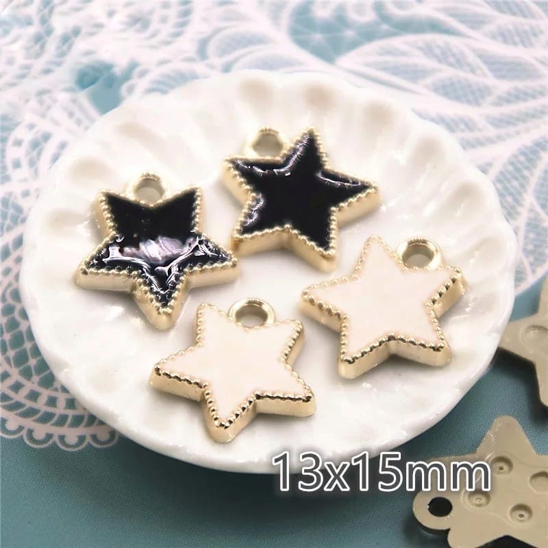 RESIN CHARM BINTANG Bahan Craft kerajinan Bisa buat bandul