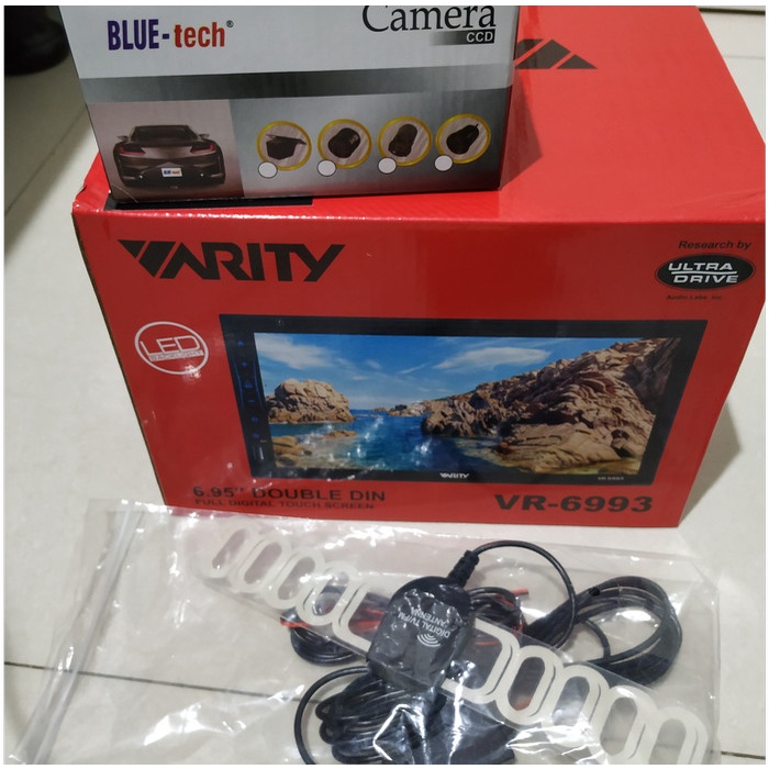 HEAD UNIT TV MOBIL DOUBLE DIN VARITY MIRRORLINK&FULL HD KAMERA ANTENA